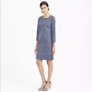 J.crew Jet Set Geo Shift Dress